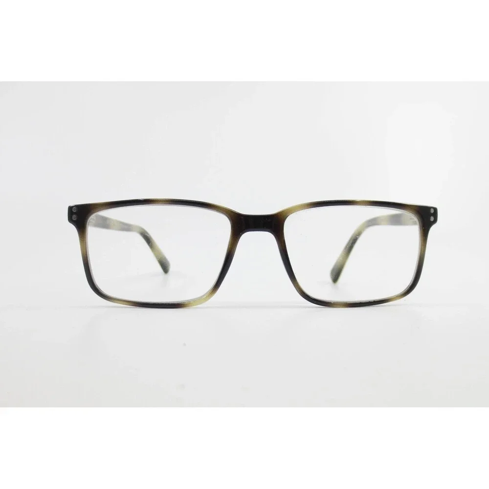 MP 20208 Havana Tortoise Rectangular Eyeglass Frames 53-17-140 Olive Brown